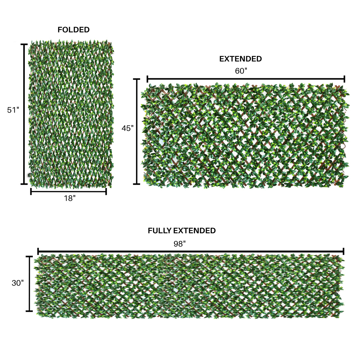 Outdoor expandable lattice decor