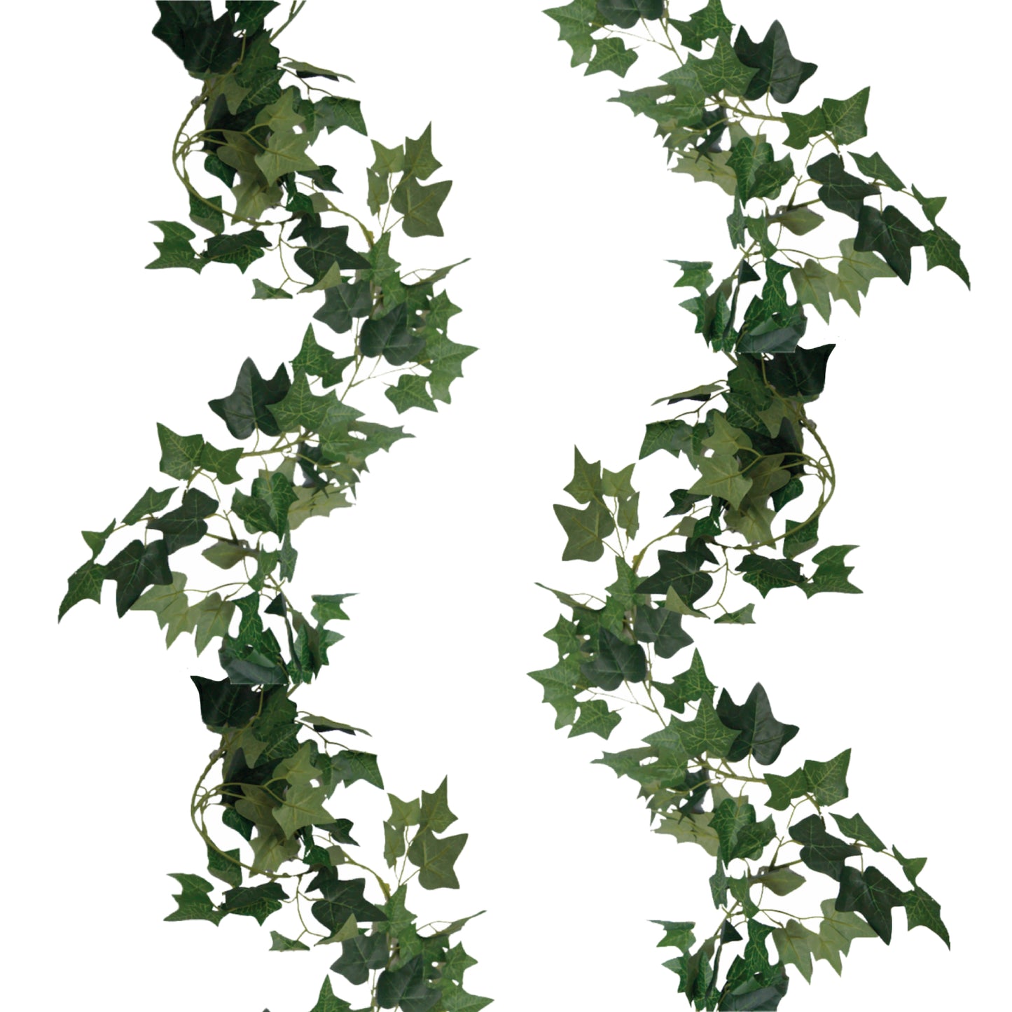 70" Faux Ivy Garland for Outdoor and Indoor Use. 2 Pieces