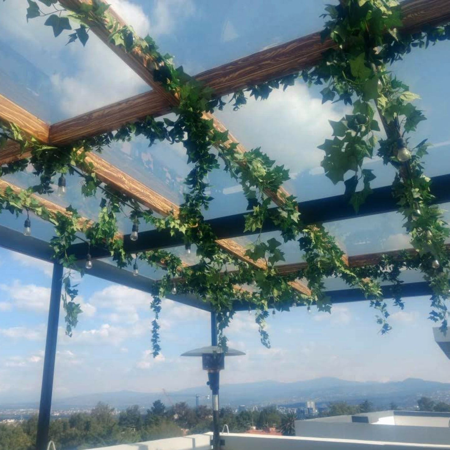70" Faux Ivy Garland for Outdoor and Indoor Use. 2 Pieces