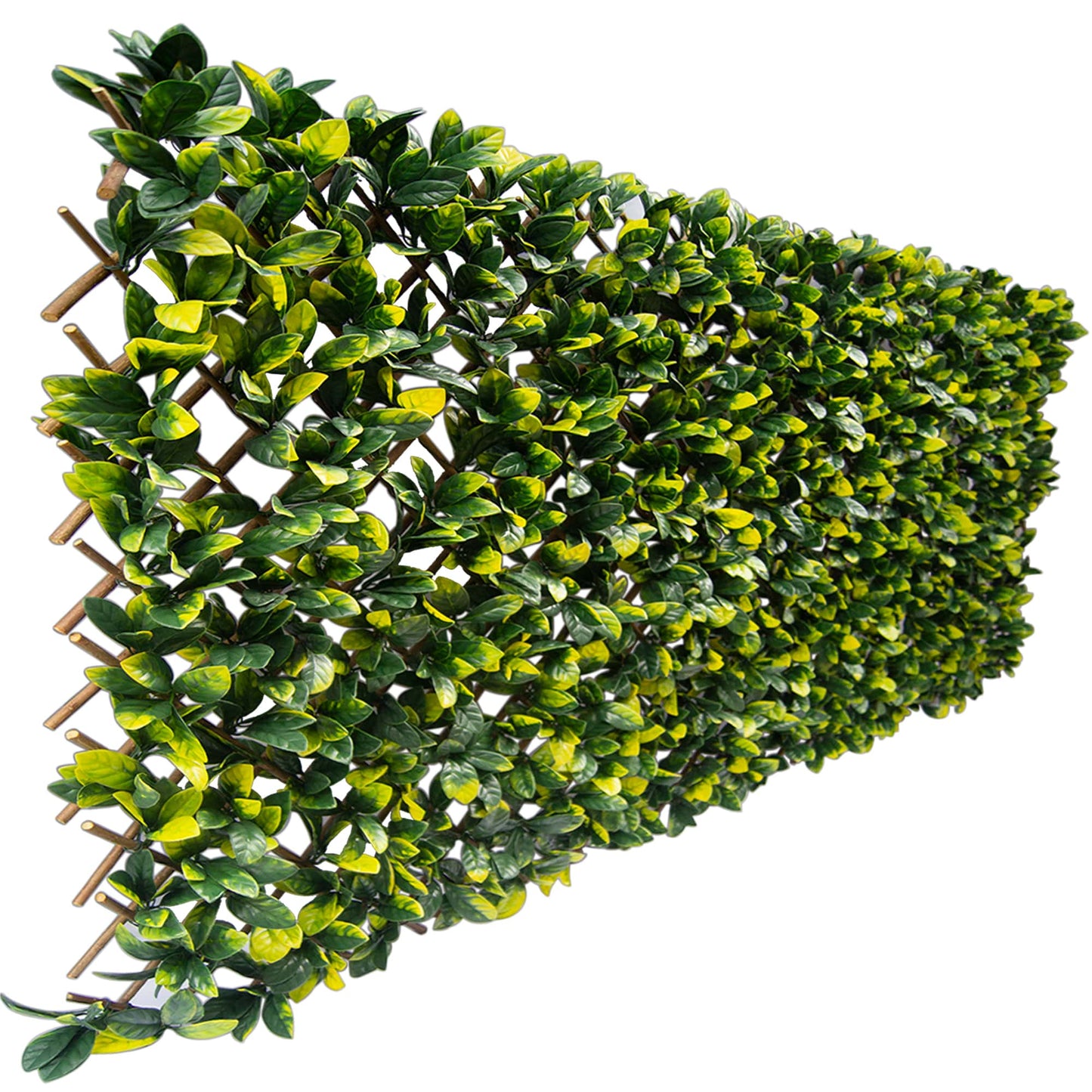 Expandable Faux Lemon Leaf Lattice Screen